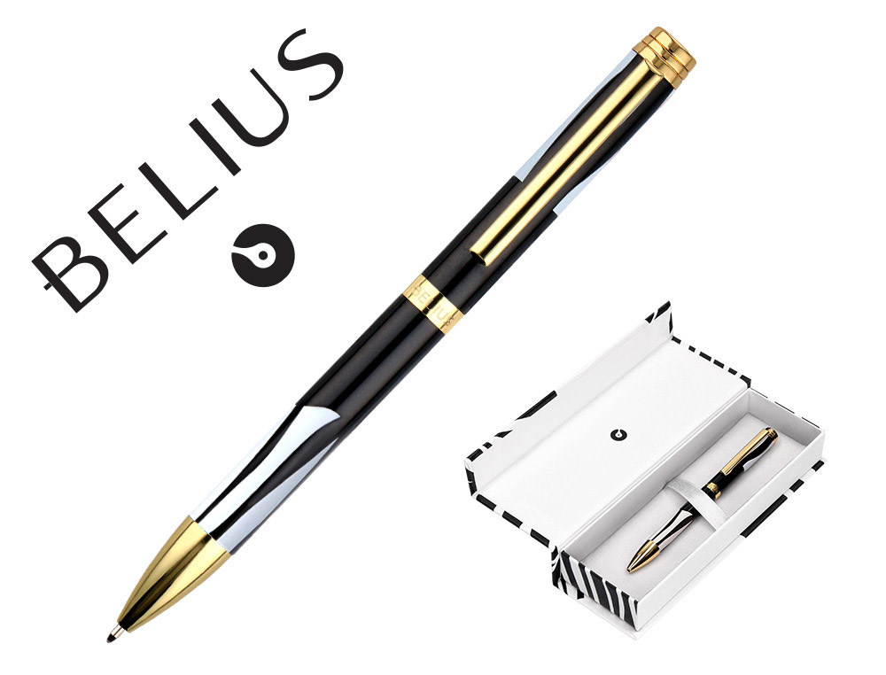 ROLLER BELIUS DUALITA CUERPO NEGRO COLOR BLANCO TINTA NEGRA CAJA DE DISEO