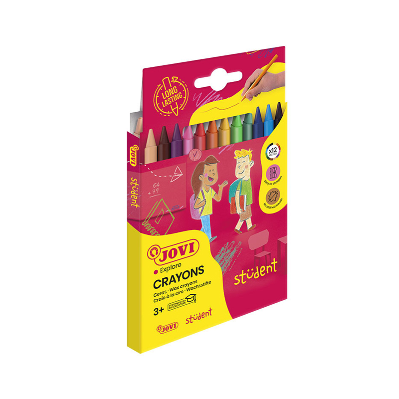 CERAS PLASTICOLOR JOVI CAJA DE 12 UNIDADES